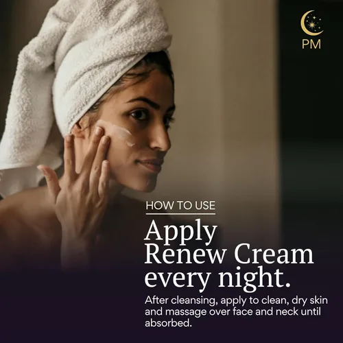 Vista 5 de BIOBeauty Renew Crema de noche - Bioidéntica E3 Crema facial avanzada PM .3% con retinol, bakuchiol, ácido hialurónico y niacinamida, suaviza