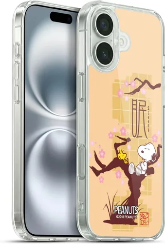 Vista 375 de Carcasa de gel para iPhone 7 Plus/iPhone 8 Plus, diseño de Snoopy Oriental de Peanuts, Badges