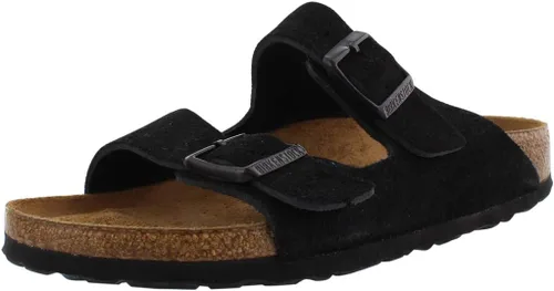 Vista 164 de Birkenstock Sandalias unisex Arizona con plantilla suave para adultos Negro (black Oiled Leather)