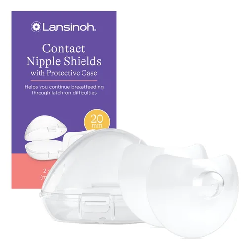 Vista 13 de Lansinoh Protectores de pezón de contacto para madres lactantes, ultrafinos, suaves y flexibles, de silicona de grado médico, diseñados para pezones