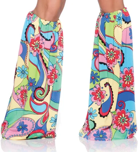 Vista 2 de Underwraps Costumes - Disfraz de hippie retro para mujer