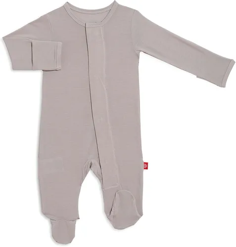 Vista 33 de Magnético Me Pijamas con piecitos de modal suave para bebé con cierre magnético rápido Pijama para niños y niñas, recién nacido a 24 meses