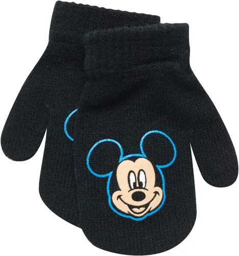 Vista 3 de Disney Conjunto de gorro de invierno de Mickey Mouse y 2 pares de guantes o guantes (edad 2-7)