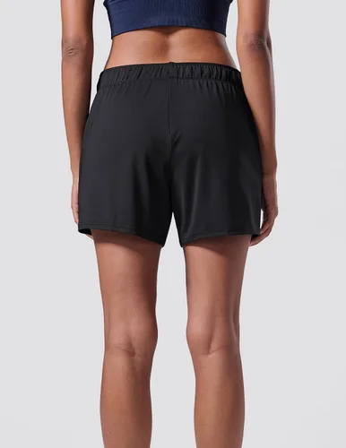 Vista 4 de Paquete de 1 o 5 pantalones cortos de entrenamiento para mujer con Negro