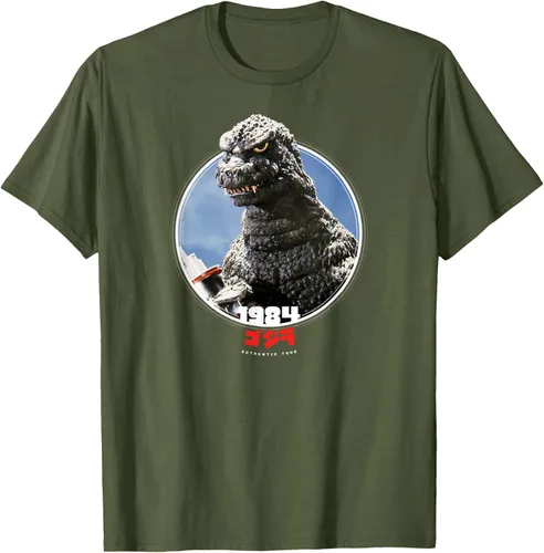 Vista 51 de Godzilla 1984 El regreso de Godzilla Icons of Toho - Camiseta pequeña Negro