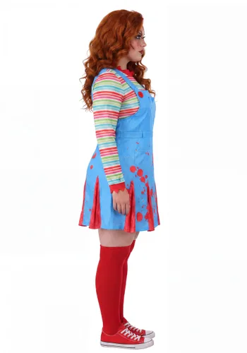 Vista 5 de Disfraz Plus Size Muñeca Asesina "Come Play" para Mujer Multicolor