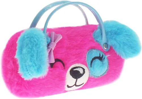 Vista 2 de Estuche para lentes para niños y niñas, con diseño de unicornio, deslumbrante brillantina, carcasa dura con asa