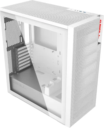 Vista 11 de G.SKILL MD1 Mid-Tower ATX Case con panel lateral de vidrio templado, panel de malla frontal - Negro (GC-AKGW1-MD1)