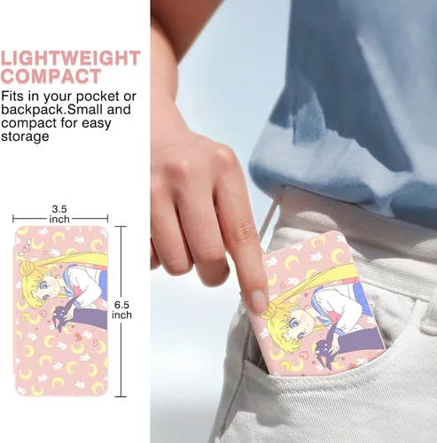 Vista 6 de DLseego Sailor Moon Switch - Funda para juegos con 24 ranuras para Switch Switch Lite y Switch OLED Tarjetas de juego y tarjeta Micro SD caja