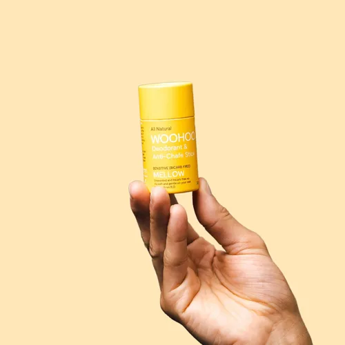 Vista 3 de Woohoo! Pasta desodorante corporal totalmente natural (Mellow, tubo ecológico de 2.1 onzas)