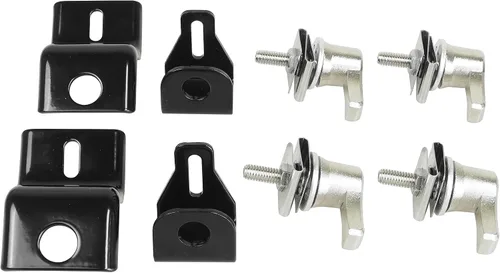 Vista 5 de Kit de conversión de bolsa de sillín Harvards Chrome Compatible con bolsas de sillín Harley 2014-2023 en modelos Touring '09-'13 Street Glide Road