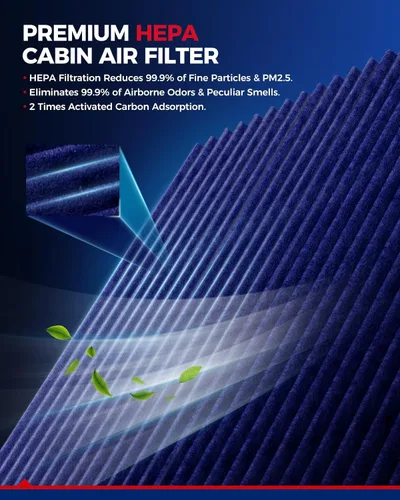 Vista 2 de KAX Filtro de aire de cabina premium, CF11920 de repuesto para C-Max 2013-2018, Escape 2013-2019, Focus 2012-2018, MKC 2015-2019, Transit Connect
