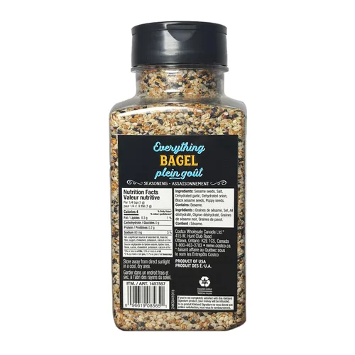 Vista 3 de Kirkland Signature Everything - Condimento para bagel, 17.8 onzas