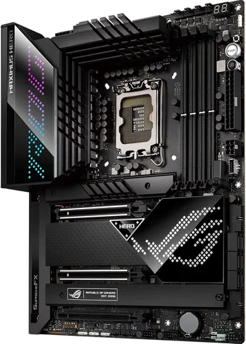 Vista 3 de Asus ROG Maximus Z690 Hero Desktop Motherboard - Chipset Intel Z690 - Socket LGA-1700 - Listo para memoria Intel Optane - ATX