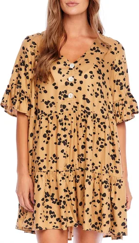 Vista 9 de Mud Pie Vestido de manga corta con volantes para mujer Aster