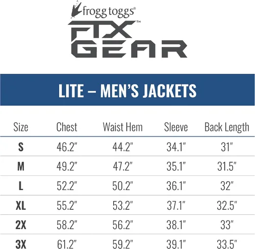 Vista 6 de FROGG TOGGS Men's FTX Lite Waterproof Angler, Fishing Jacket with Stretch Fabric