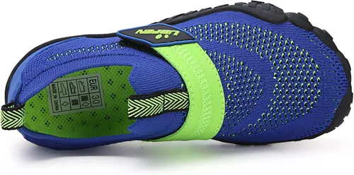 Vista 3 de UBFEN - Zapatos para el agua para niños y niñas, acuáticos y livianos, de secado rápido para ir a la playa, practicar deportes y natación, es como