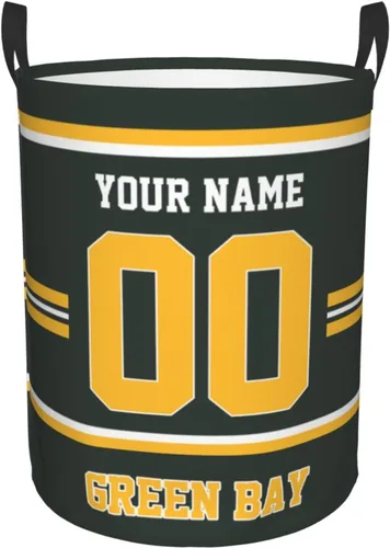 Vista 10 de Cesta de lavandería personalizada de Arizona, cesta de lavandería personalizada con nombre y número, cesta de almacenamiento plegable
