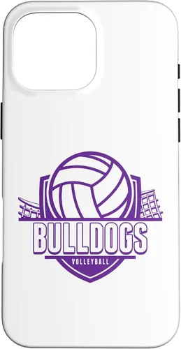 Vista 19 de Bulldogs Volleyball Back to School Spirit P Case for iPhone 17