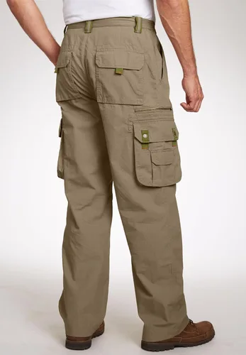 Vista 2 de Boulder Creek by Kingsize - Pantalones cargo Ripstop para hombre