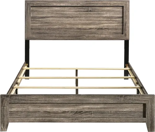 Vista 5 de Bernards Louis Bed-in-A-Box con USB en gris marrón, panel completo