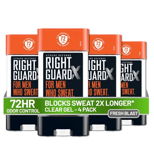 Vista 7 de Right Guard Xtreme Defense - Gel desodorante antitranspirante, aroma Arctic Refresh - Desodorante 5 en 1 en los que los hombres pueden confiar, gel