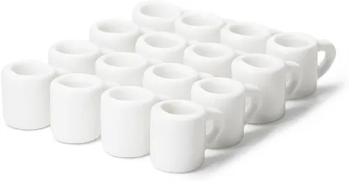 Vista 8 de Odoria Tazas de café en miniatura 1/12, accesorios de decoración de casa de muñecas, 4 piezas