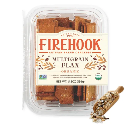 Vista 8 de Firehook Galletas de aceite de aguacate, sal marina y cebollino – horneadas artesanalmente, únicamente crujientes, hechas con ingredientes orgánicos
