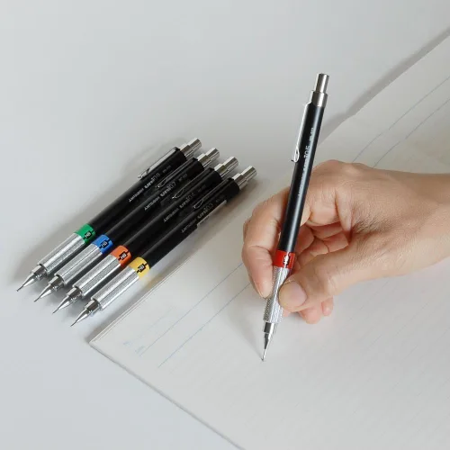 Vista 4 de 三菱鉛筆 Mitsubishi Pencil M4552.24 - Lápiz mecánico, para dibujo, 0.4, negro