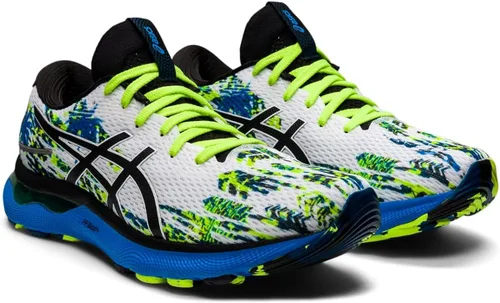 Vista 2 de ASICS Gel-Nimbus 24 - Tenis de correr para hombre, BlancoNegro