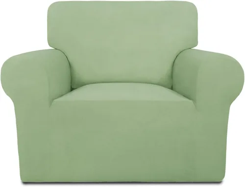 Vista 50 de PureFit Funda súper elástica para sofá reclinable con bolsillo, funda de sofá suave y antideslizante de elastano, lavable, protector de muebles