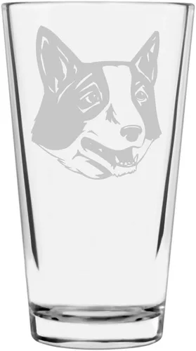 Vista 370 de Podenco Canario - Vaso de pinta de 16 onzas con temática de perro personalizado