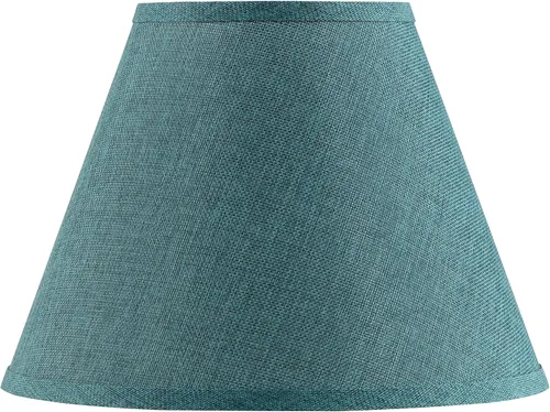 Vista 3 de Aspen Creative 32078A Pantalla de Lámpara de Construcción Spider con Forma de Imperio Transicional en Verde Azulado, 6" Superior x 12" Inferior x 9