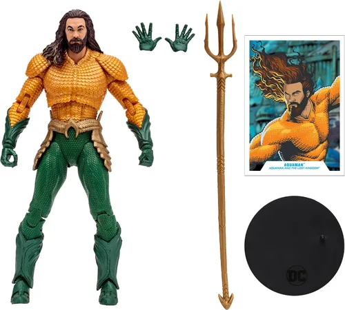 Vista 5 de McFarlane Toys - DC Multiverse Aquaman (Aquaman y El Reino Perdido) Figura de acción de 7 pulgadas