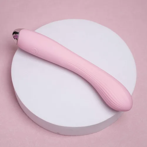 Vista 8 de Consolador vibrador suave de silicona completa para estimulación del clítoris y anal con 10 patrones de vibración, juguetes sexuales para adultos