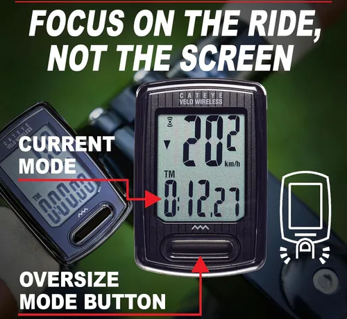 Vista 2 de CatEye - Computadora inalámbrica para bicicleta Velo