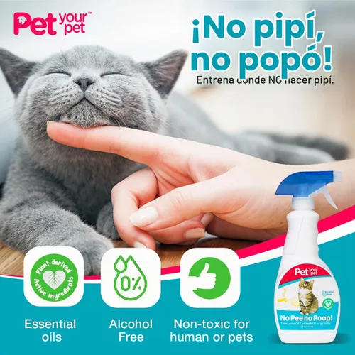 Vista 7 de Spray de entrenamiento para orinal para gatos, sin orina ni caca, 16 onzas líquidas