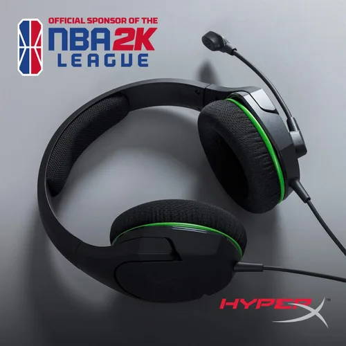 Vista 4 de HyperX CloudX Stinger Core - Official Licensed for Xbox Gaming Headset with In-Line Audio Control Immersive In-Game Microphone