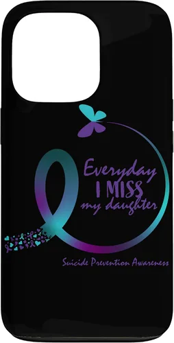 Vista 10 de Loving Memory Daughter Suicide Awareness Prevention Phone Case for iPhone 17