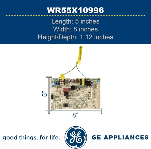 Vista 3 de GE WR55X10996 Conjunto de tablero de control principal OEM genuino para refrigeradores GE