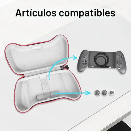 Vista 4 de RLSOCO Funda de transporte para GameSir G8 Plus MFi controlador de teléfono y GameSir G8 Plus/G8+ Bluetooth controlador de juegos móvil (solo funda)