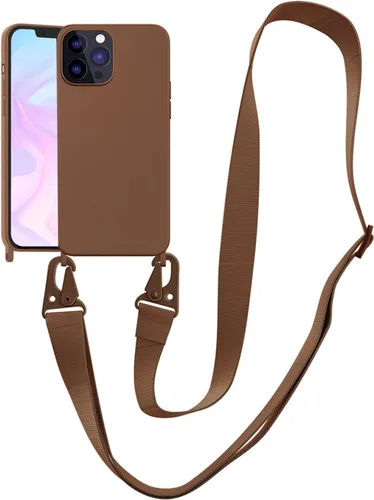 Vista 93 de Funda compatible con iPhone 8 Plus, iPhone 7 Plus/6 Plus/6S Plus con cordón, funda cruzada para iPhone con correa ajustable de silicona para iPhone