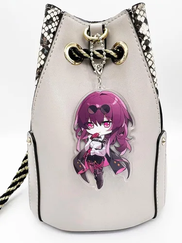 Vista 5 de YJacuing Honkai Star Rail Chibi - Llavero de acrílico con figura de soporte