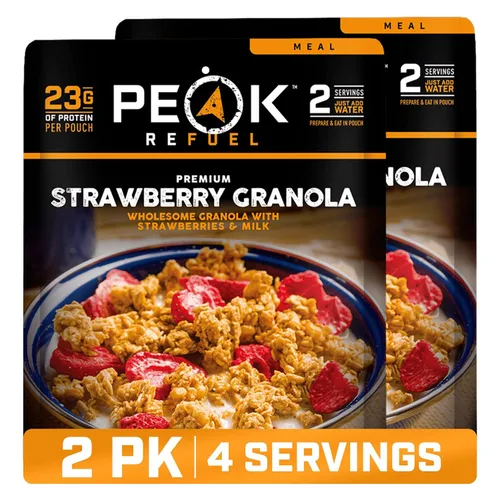 Vista 23 de Goulash de búfalo americano 45g protein, 740 calories, ground bison goulash, 2 servings, 4.94 oz pouch, 6 oz water, ready in 10 minutes, made in