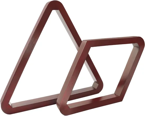 Vista 12 de GSE Games & Sports Expert Billar de madera maciza resistente de lujo, triángulo de 8 bolas/9 bolas de diamante para bolas de piscina de 2-1/4 Gris