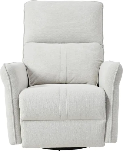Vista 7 de Silla reclinable giratoria de 270° con dos puertos USB, sillón reclinable eléctrico para espacios pequeños, sillón reclinable tapizado con bolsillos