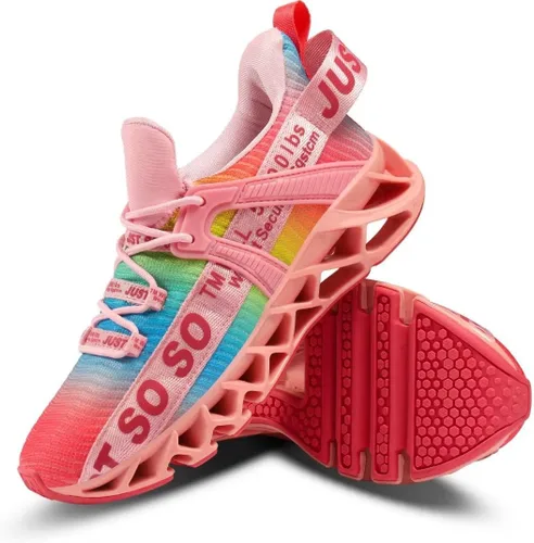 Vista 6 de Umyogo Zapatos deportivos, antideslizantes, para caminar, para mujer