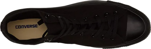 Vista 5 de Converse Chuck Taylor All Star High Top Tenis unisex, Negro monocromático