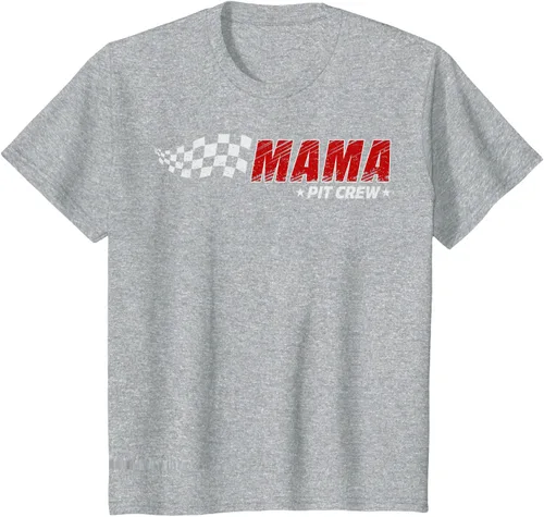 Vista 52 de Mama Pit Crew Race Car Birthday Family Matching Pit Crew Camiseta