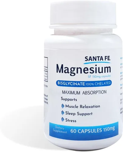 Vista 2 de Ballena Azul Dietético Magnesio (Bisglicinato) 100% Quelatado - Máxima absorción, Suplemento para Apoyar: Alivio del estrés, sueño, salud Herat